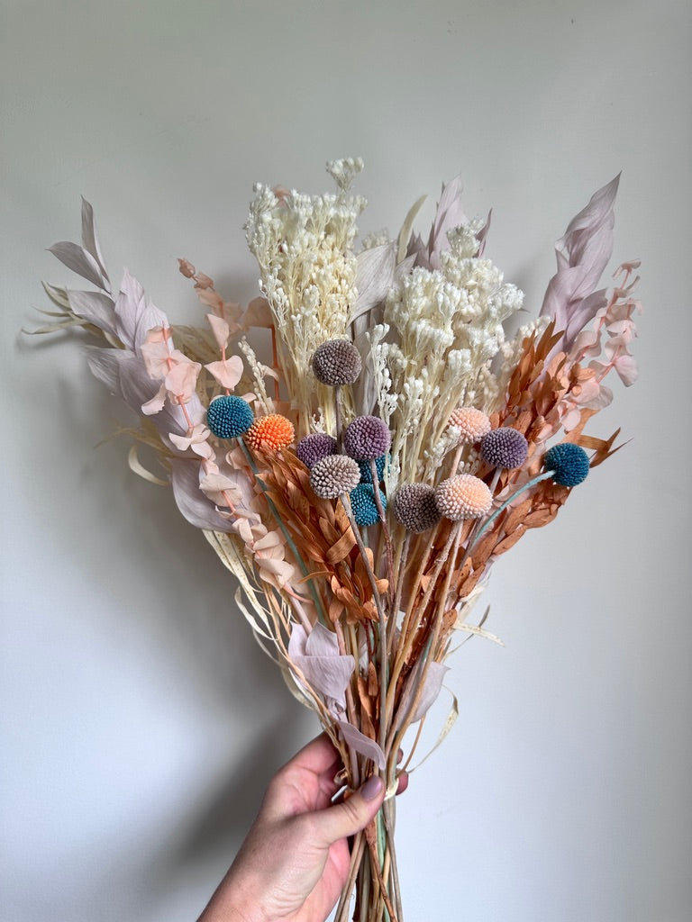 Bouquet Preservado Bubbles Pastel