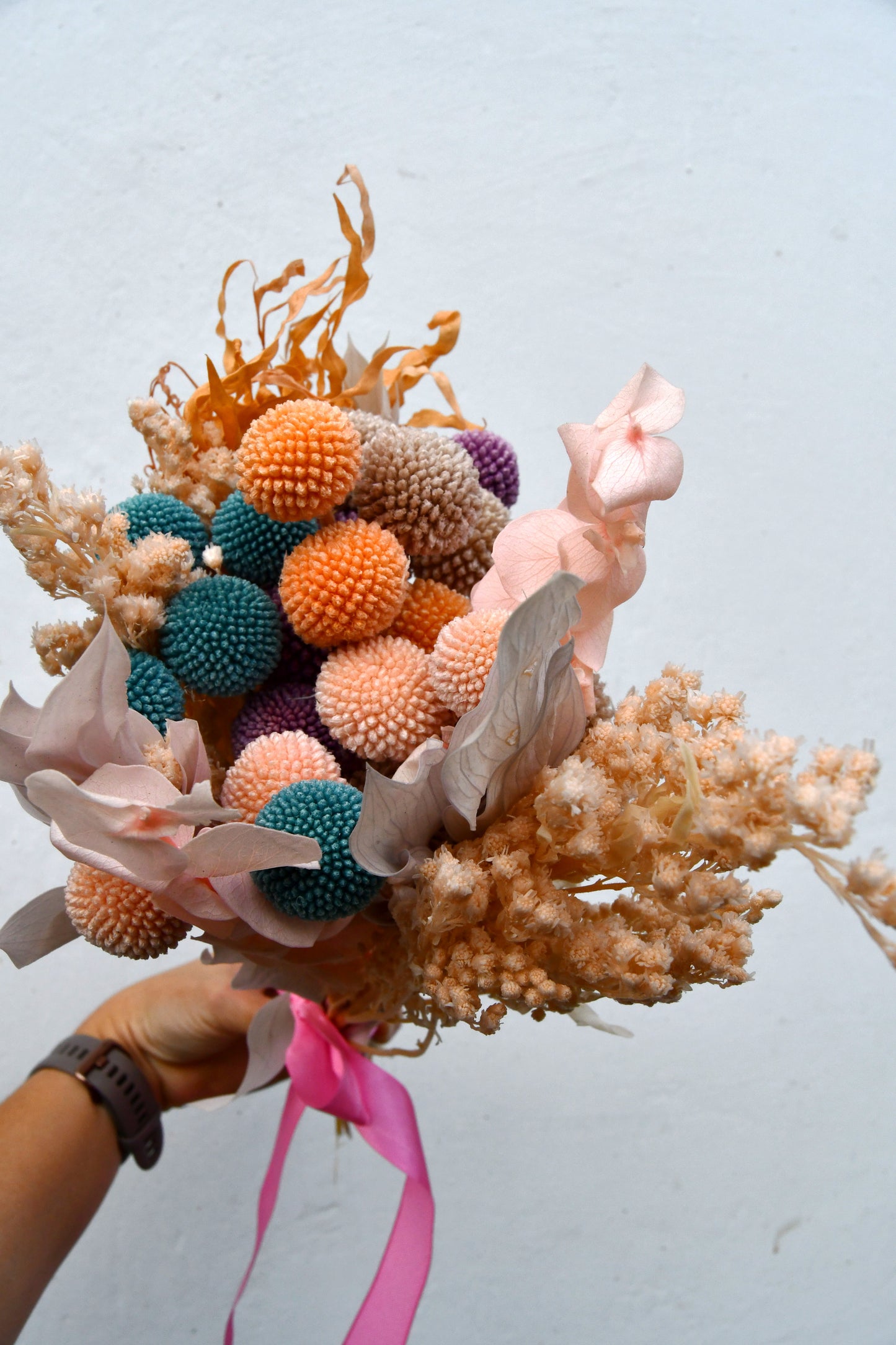 Bouquet Preservado Bubbles Pastel