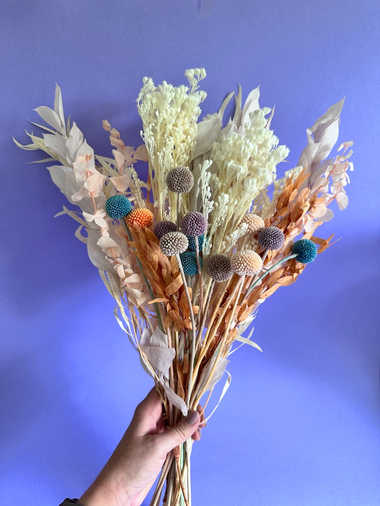 Bouquet Preservado Bubbles Pastel