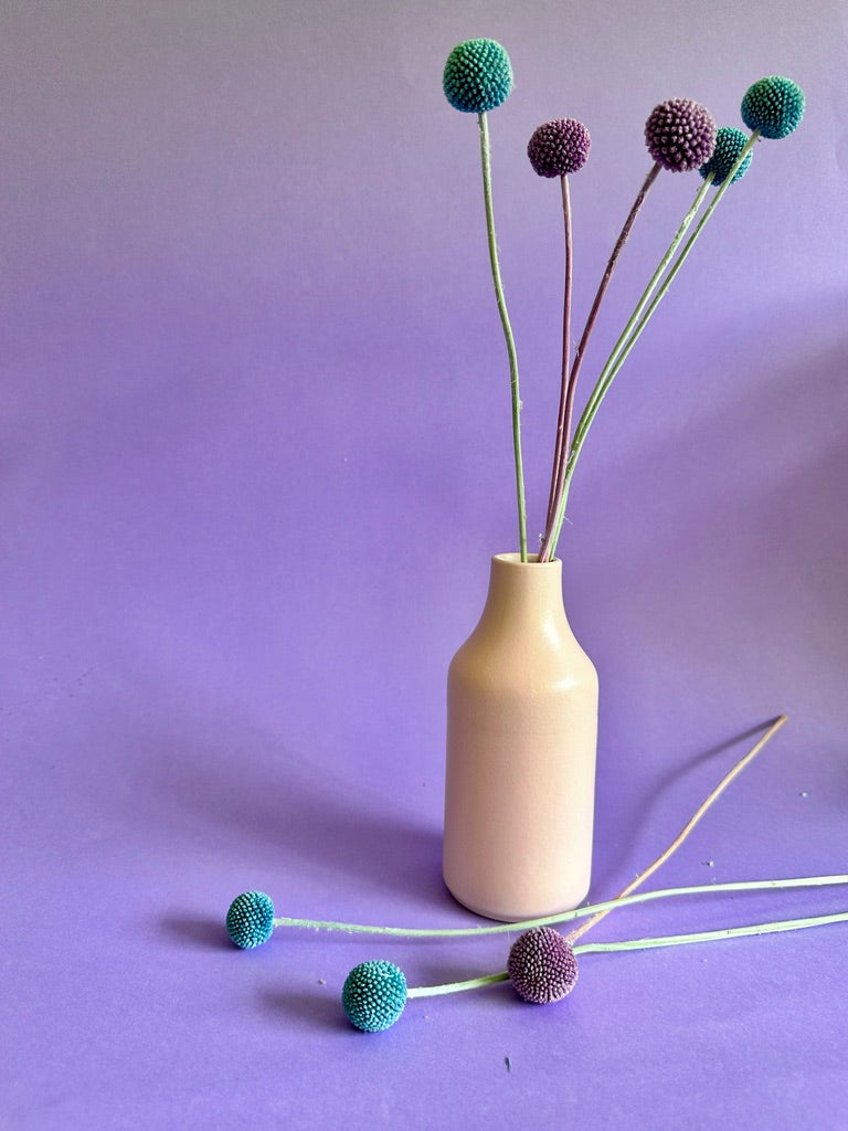 Florero Botella Cerámica